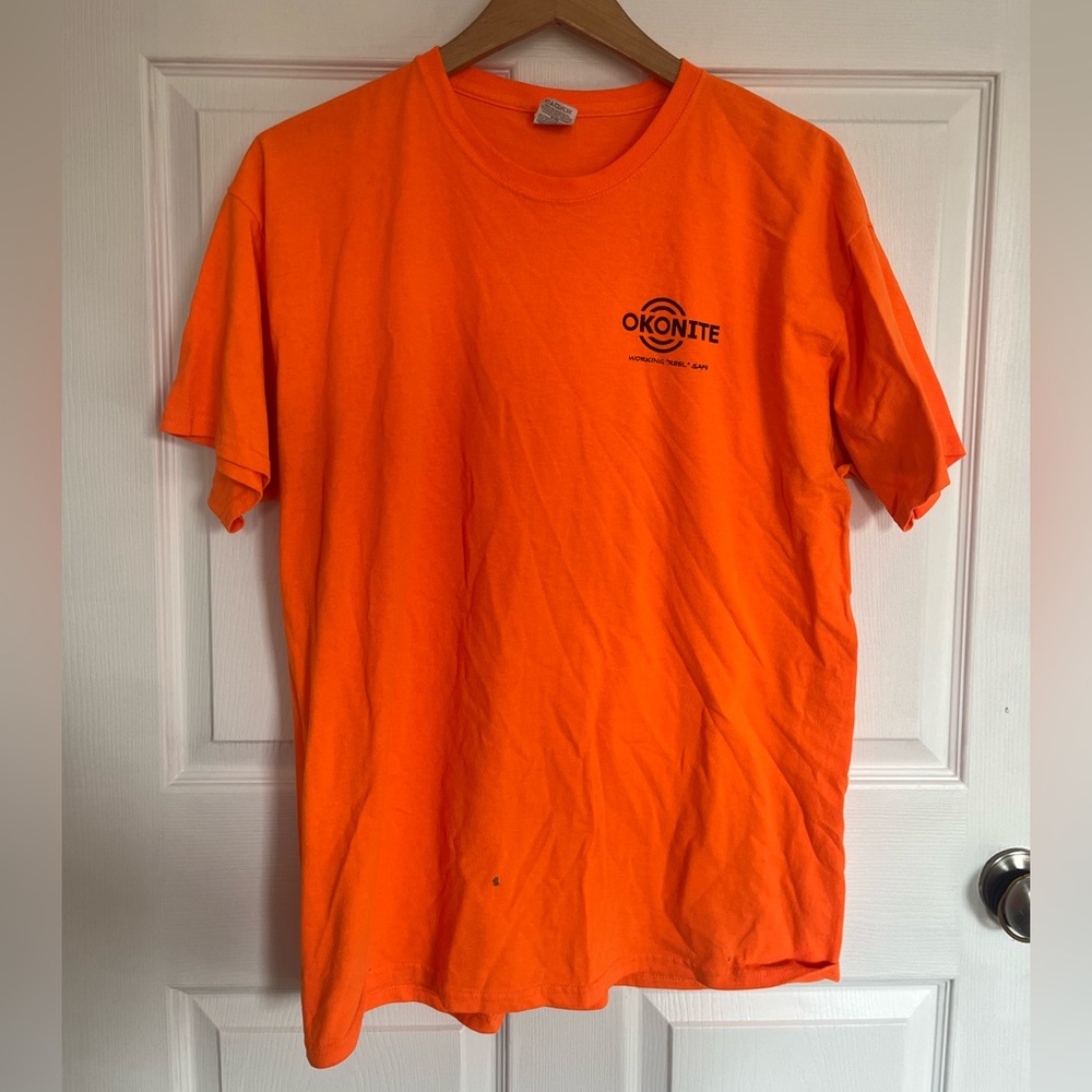jerzees comfy orange tshirt